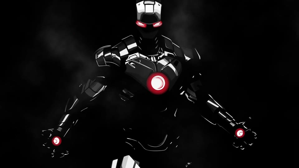 Iron Man Black Armor wallpaper