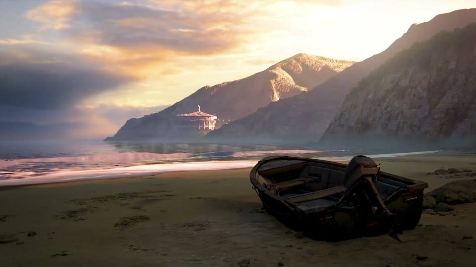 Boat on the Shore wallpaper