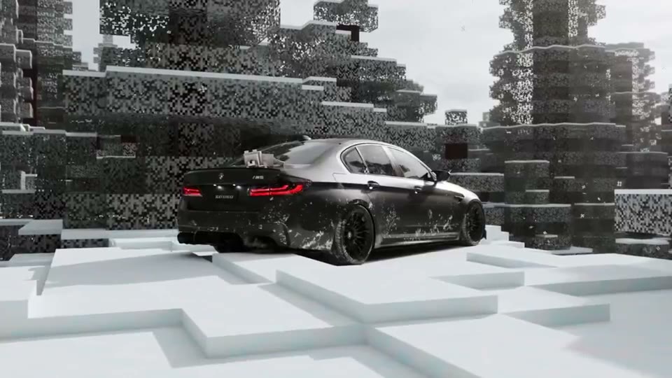 Minecraft BMW wallpaper